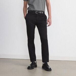 Frank and Oak The Brunswick Chino Pant Black 32x32